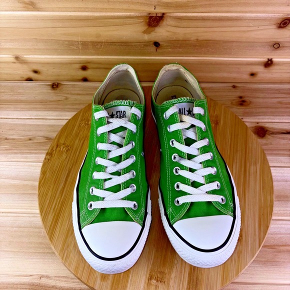 Converse Sneakers Mens 10 Chuck Taylor All Star Amazon Green Low Top Tennis Shoe - Picture 6 of 9